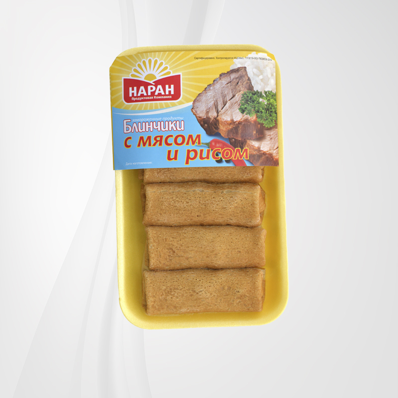 Блинчики с мясом и рисом 420 гр.
